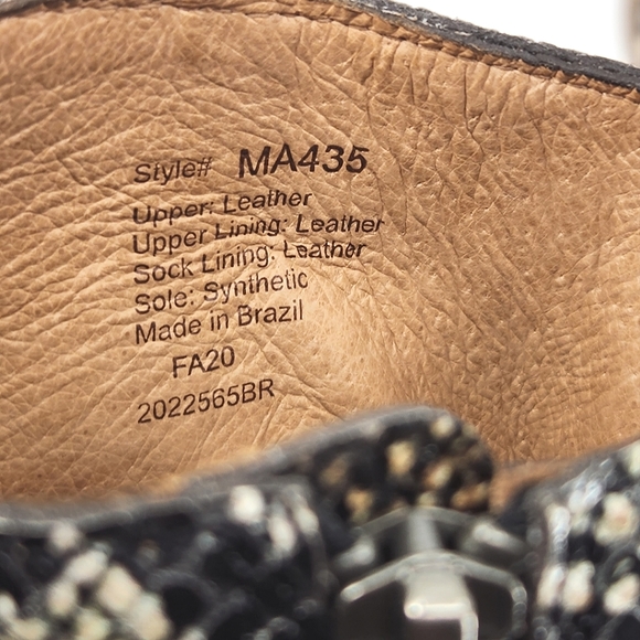 New Madewell Rosie Ankle Boots Booties in Snakeskin Embossed Leather 7, 8, 8.5 - Picture 10 of 12